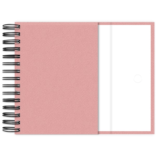 Agenda diária dobrável com imã 2026, Brief Executive, 176 folhas, Rosa, 2633590, Spiral Brf Ex - PT 1 UN