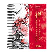 Agenda diária dobrável com imã 2026, Zen, 176 folhas, 2635129, Spiral Zen - PT 1 UN Agenda diária dobrável com imã 2026, Zen, 176 folhas, 2635129, Spiral Zen - PT 1 UN