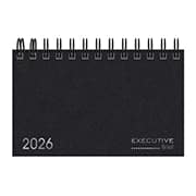 Agenda de bolso semanal, 2026, 64 folhas, Preta, Spiral Brf Ex - PT 1 UN
