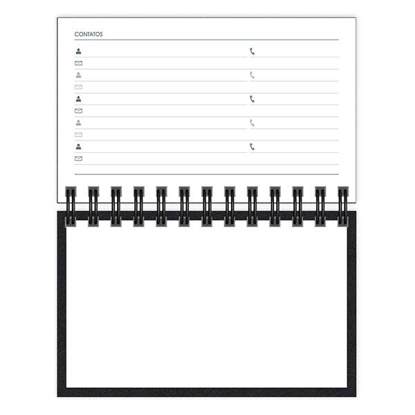 Agenda bolso semanal esp Brief Exe 2026 pt 2633507 Spiral Brf Ex PT 1 UN