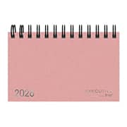 Agenda de bolso semanal, 2026, 64 folhas, Rosa, Spiral Brf Ex - PT 1 UN