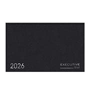 Agenda de bolso semanal costurada, 64 folhas, 2026, Preto, 2633484, Brief Executive - PT 1 UN