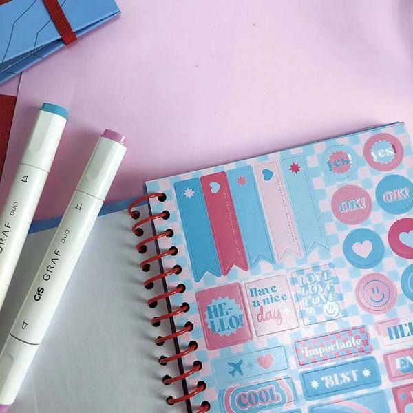 Agenda Planner permanente Hello , 96 folhas, 3743, Dac - PT 1 UN