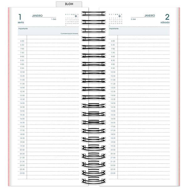 Agenda Comercial 2027, Brief Executive, Rosa, 119mm x 275mm, 194 folhas, 2748945, Spiral Brf Ex - PT 1 UN Agenda Comercial 2027, Brief Executive, Rosa, 119mm x 275mm, 194 folhas, 2748945, Spiral Brf Ex - PT 1 UN