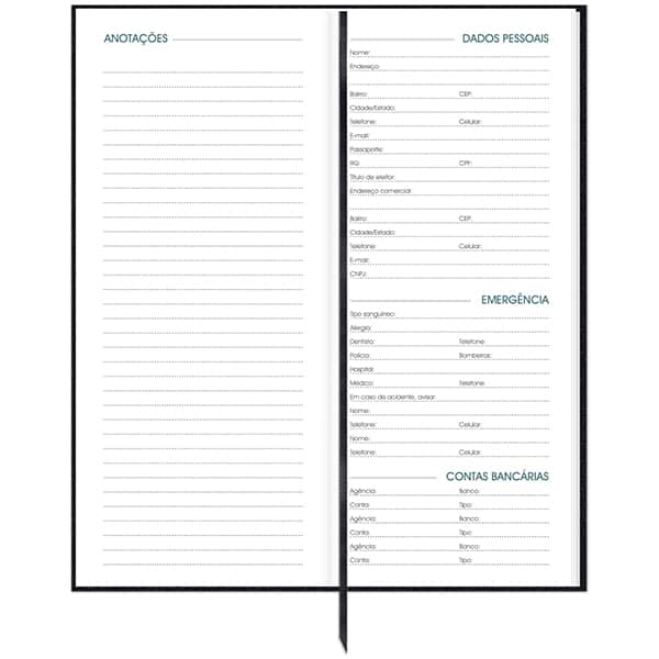 Agenda comercial 2027 Brief 110x250mm pt 2748952 Spiral Brf Ex PT 1 UN