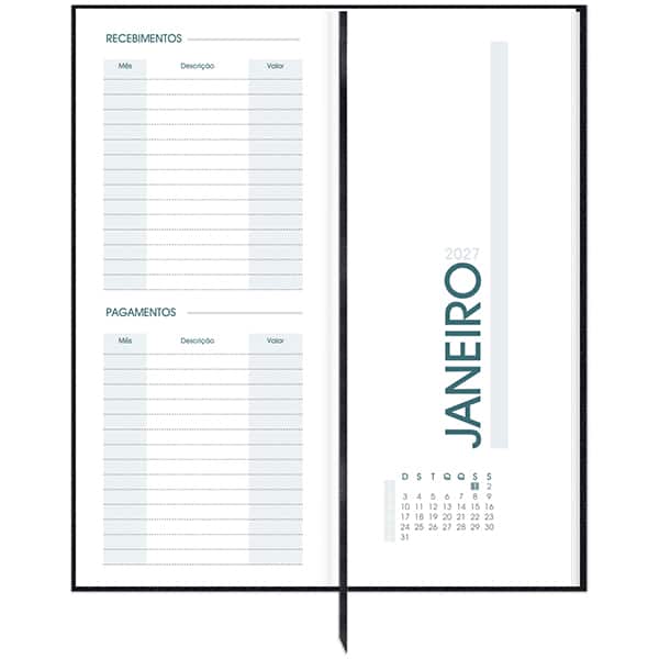 Agenda comercial 2027 Brief 110x250mm pt 2748952 Spiral Brf Ex PT 1 UN