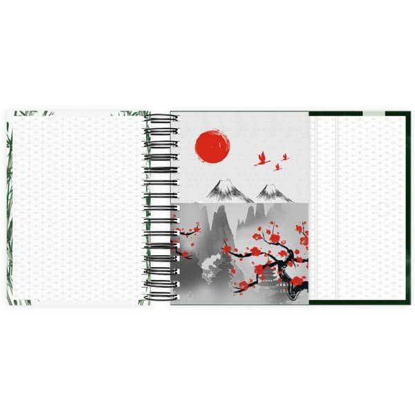Agenda diária 2027 com aba imantada, Zen, 176 folhas, 2751006, Spiral Zen - PT 1 UN