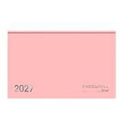 Agenda de bolso semanal costurada, 64 folhas, 2027, Rosa, 2748983, Brief Executive - PT 1 UN