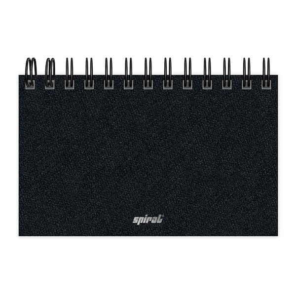 Agenda de bolso semanal espiral, 64 folhas, 2027, Preta, 2748990, Brief Executive - PT 1 UN