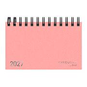 Agenda de bolso semanal espiral, 64 folhas, 2027, Rosa, 2749003, Brief Executive - PT 1 UN