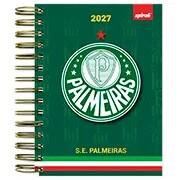 Agenda Diária 2027, Palmeiras F.C, 176 folhas, Capa Dura, 2759422, Spiral Pal - PT 1 UN