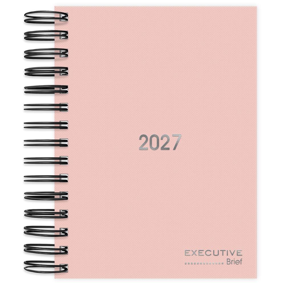 Agenda diária Brief Executive rosa 2027 2759408 Spiral Brf Ex PT 1 UN
