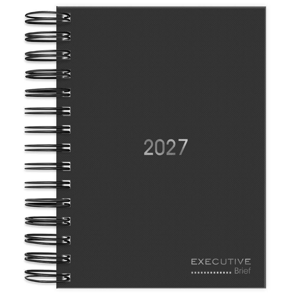 Agenda diária Brief Executive preto 2027 2759385 Spiral Brf Ex PT 1 UN