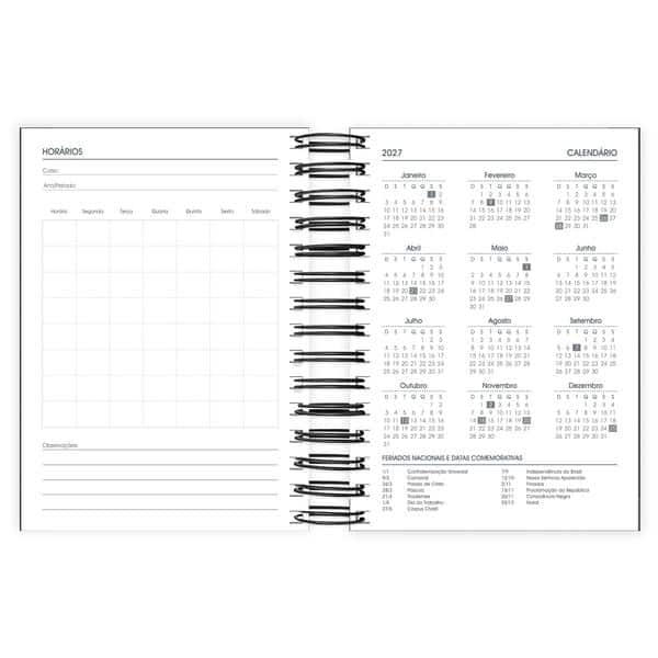 Agenda diária Brief Executive preto 2027 2759385 Spiral Brf Ex PT 1 UN Agenda diária Brief Executive preto 2027 2759385 Spiral Brf Ex PT 1 UN