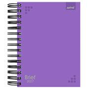 Agenda diária 2027 Brief, 176 folhas, Lilás, 2749034, Spiral Brf - PT 1 UN