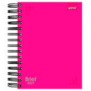 Agenda diária 2027 Brief, 176 folhas, Rosa, 2749058, Spiral Brf - PT 1 UN