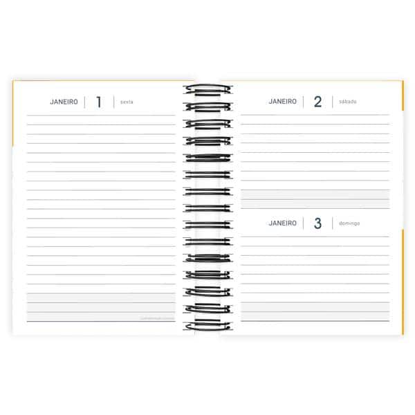 Agenda diária Garfield 2027 2750849 Spiral Gar PT 1 UN