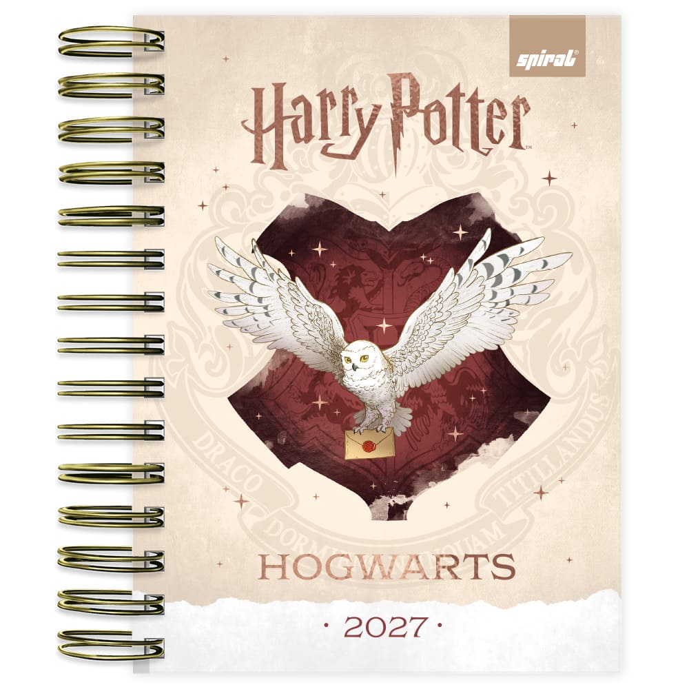 Agenda diária 2027, Harry Potter, 176 folhas, 2750856, Spiral Hpt  - PT 1 UN