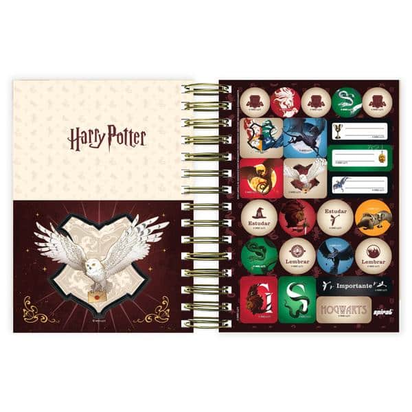 Agenda diária 2027, Harry Potter, 176 folhas, 2750856, Spiral Hpt - PT 1 UN Agenda diária 2027, Harry Potter, 176 folhas, 2750856, Spiral Hpt - PT 1 UN