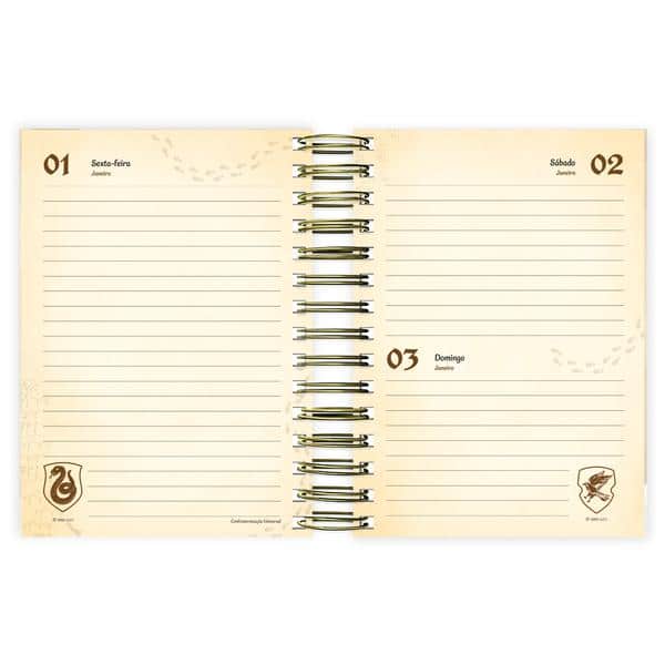 Agenda diária 2027, Harry Potter, 176 folhas, 2750856, Spiral Hpt - PT 1 UN Agenda diária 2027, Harry Potter, 176 folhas, 2750856, Spiral Hpt - PT 1 UN