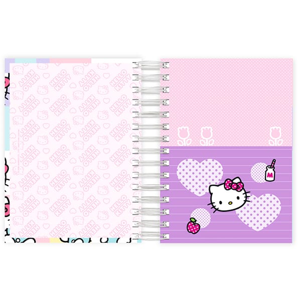 Agenda diária 2027, Hello Kitty, 176 folhas, 2750870, Spiral Hki - PT 1 UN