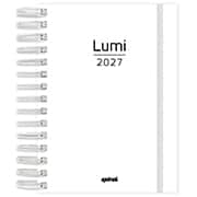 Agenda diária 2027, Soothing, Branca, 176 folhas, fechamento em elástico, 2749089, Spiral Lumi - PT 1 UN Agenda diária 2027, Soothing, Branca, 176 folhas, fechamento em elástico, 2749089, Spiral Lumi - PT 1 UN