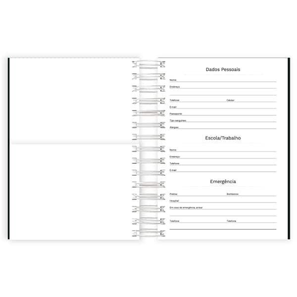 Agenda diária espi 136mmx190mm Lumi preto 2027 2749096 Spiral Lumi PT 1 UN Agenda diária espi 136mmx190mm Lumi preto 2027 2749096 Spiral Lumi PT 1 UN