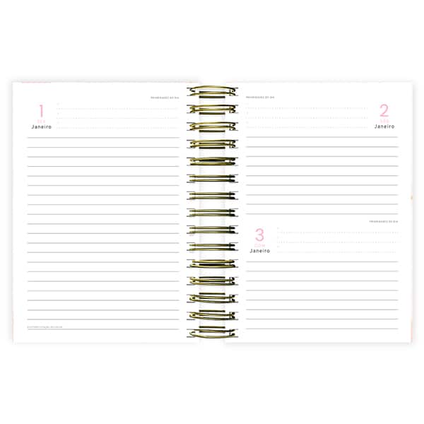 Agenda diária Marmo 2027 2750665 Spiral Mrm PT 1 UN