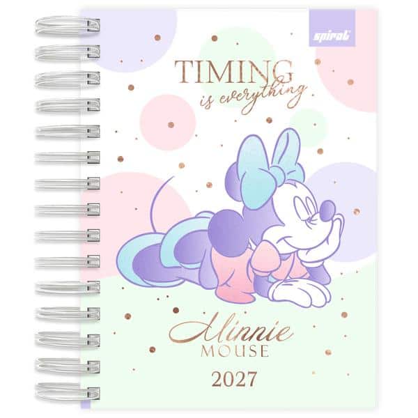 Agenda diária 2027, Minnie Style, 176 folhas, 2750894, Spiral Mis - PT 1 UN Agenda diária 2027, Minnie Style, 176 folhas, 2750894, Spiral Mis - PT 1 UN