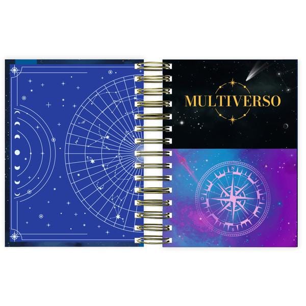 Agenda diária 2027, Multiverso Zodíaco, 176 folhas, 2750900, Spiral Mult - PT 1 UN