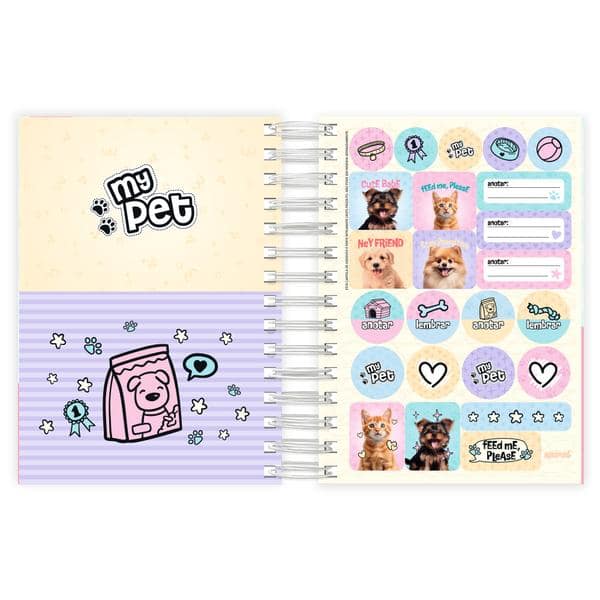 Agenda diária My Pet 2027 2750672 Spiral Pet PT 1 UN