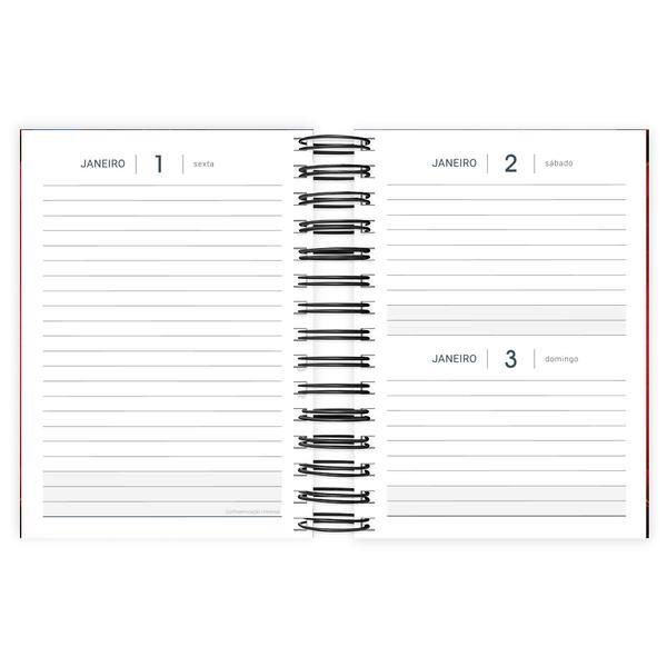 Agenda diária espi 136mmx190mm NBA 2027 2750917 Spiral Nba PT 1 UN Agenda diária espi 136mmx190mm NBA 2027 2750917 Spiral Nba PT 1 UN