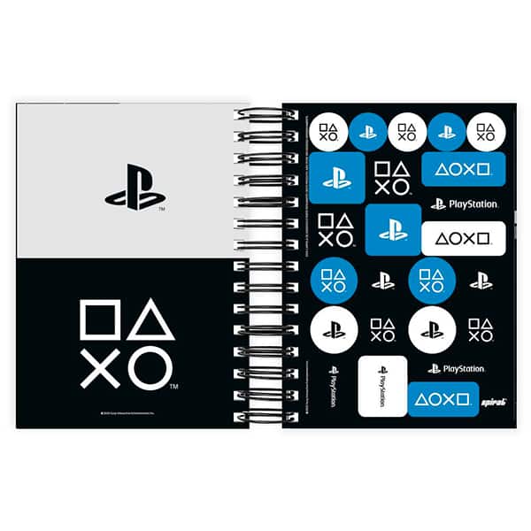 Agenda diária 2027 Playstation, 176 folhas, 2750924, Spiral Ps - PT 1 UN