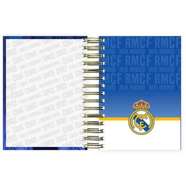 Agenda diária 2027, Real Madrid, 176 folhas, 2754014, Spiral Rea - PT 1 UN Agenda diária 2027, Real Madrid, 176 folhas, 2754014, Spiral Rea - PT 1 UN