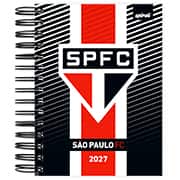 Agenda diária 2027, São Paulo FC, 176 folhas, 2750948, Spiral SPFC - PT 1 UN