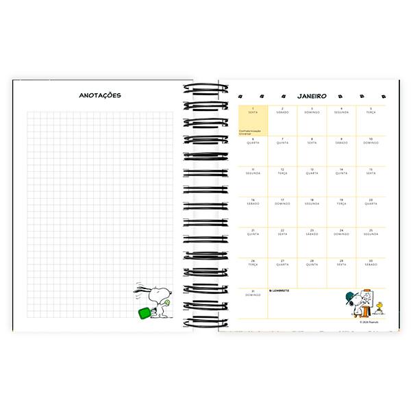 Agenda diária espi 136mmx190mm Snoopy 2027 2750955 Spiral Sno PT 1 UN Agenda diária espi 136mmx190mm Snoopy 2027 2750955 Spiral Sno PT 1 UN
