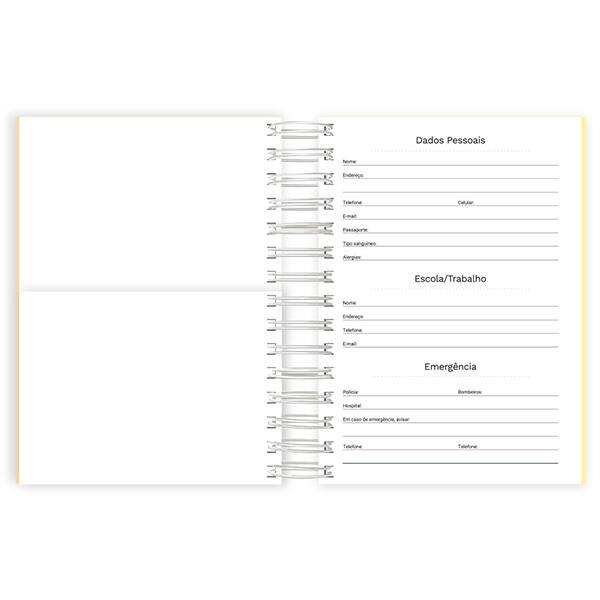 Agenda diária 2027, Soothing, Amarelo, 176 folhas, fechamento em elástico, 2749102, Spiral Soot - PT 1 UN Agenda diária 2027, Soothing, Amarelo, 176 folhas, fechamento em elástico, 2749102, Spiral Soot - PT 1 UN