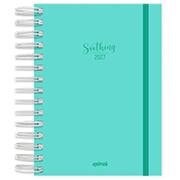 Agenda diária esp. 136mmx190mm Soothing verde 2027 2749140 Spiral Soot PT 1 UN