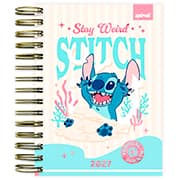 Agenda diária 2027, Stitch, 176 folhas, 2750962, Spiral Ds - PT 1 UN