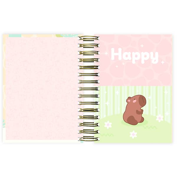 Agenda diária Capivara 2027 2750689 Spiral Ten PT 1 UN
