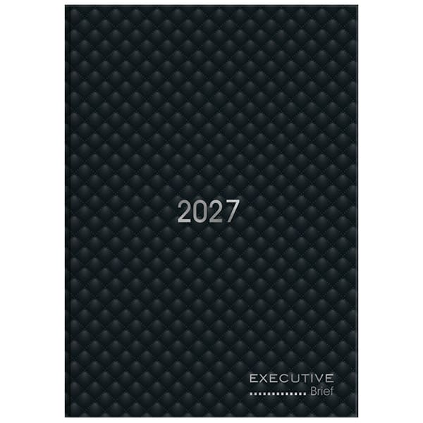 Agenda diária cost. Brief Exe preta 2027 2753956 Spiral Brf Ex PT 1 UN Agenda diária cost. Brief Exe preta 2027 2753956 Spiral Brf Ex PT 1 UN