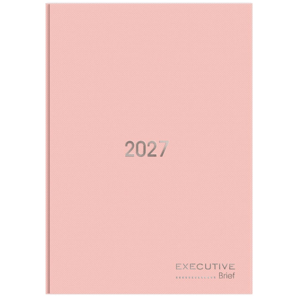 Agenda diária costurada 2027, Brief Executive, 176 folhas, Rosa, 2749171, Spiral Brf Ex - PT 1 UN Agenda diária costurada 2027, Brief Executive, 176 folhas, Rosa, 2749171, Spiral Brf Ex - PT 1 UN