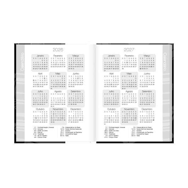 Agenda escolar permanente, Corinthians, 114 folhas, 2751013, Spiral Sccp - PT 1 UN Agenda escolar permanente, Corinthians, 114 folhas, 2751013, Spiral Sccp - PT 1 UN