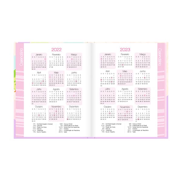 Agenda escolar permanente, Corujinhas, 114 folhas, 2750696, Spiral Cor - PT 1 UN Agenda escolar permanente, Corujinhas, 114 folhas, 2750696, Spiral Cor - PT 1 UN