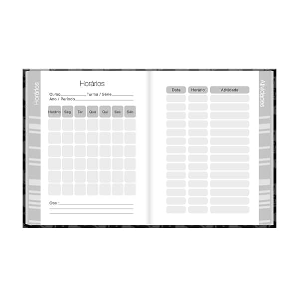 Agenda escolar permanente, Harry Potter Charms, 114 folhas, 2751037, Spiral Hpc - PT 1 UN Agenda escolar permanente, Harry Potter Charms, 114 folhas, 2751037, Spiral Hpc - PT 1 UN