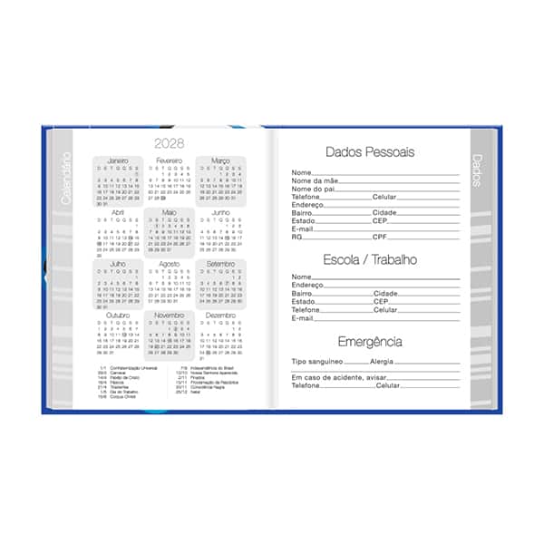 Agenda escolar permanente, Playstation, 114 folhas, 2751075, Spiral Ps - PT 1 UN Agenda escolar permanente, Playstation, 114 folhas, 2751075, Spiral Ps - PT 1 UN