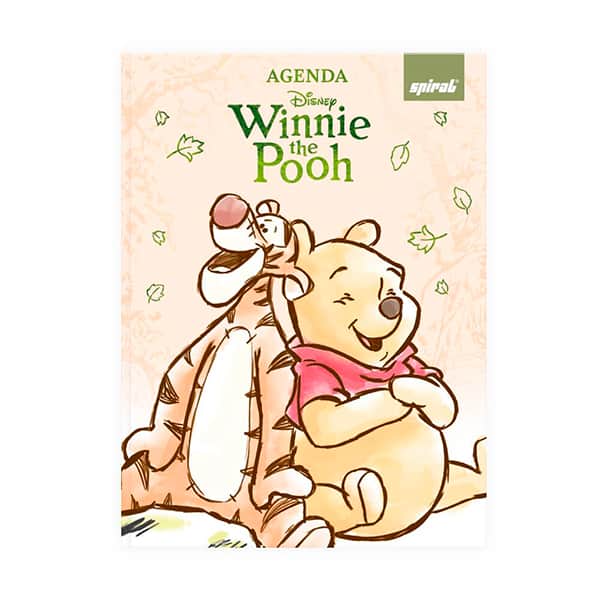 Agenda escolar permanente, Ursinho Pooh, 114 folhas, 2751082, Spiral Pooh - PT 1 UN Agenda escolar permanente, Ursinho Pooh, 114 folhas, 2751082, Spiral Pooh - PT 1 UN