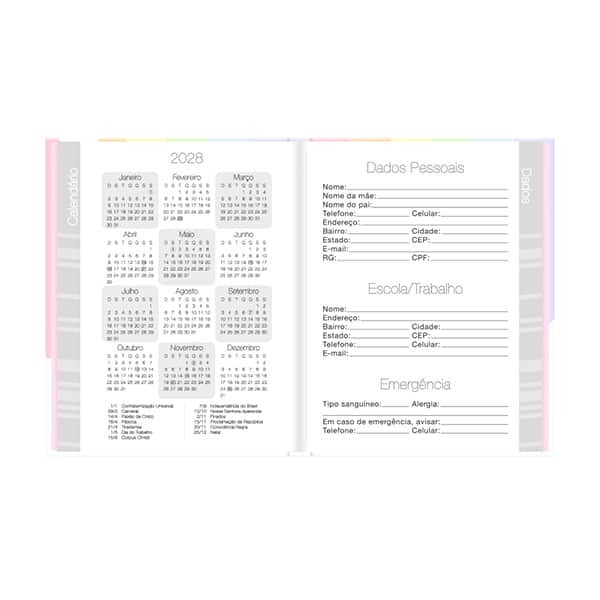 Agenda escolar permanente, Snoopy, 114 folhas, 2751099, Spiral Sno - PT 1 UN Agenda escolar permanente, Snoopy, 114 folhas, 2751099, Spiral Sno - PT 1 UN