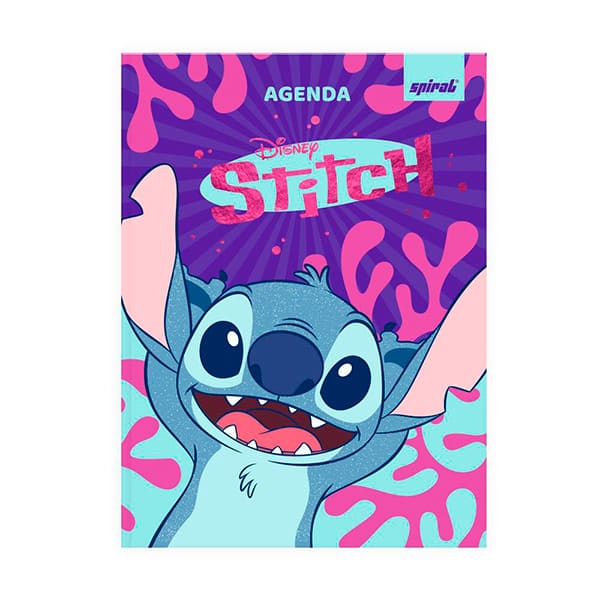 Agenda escolar permanente, Stitch, 114 folhas, 2751112, Spiral Ds - PT 1 UN Agenda escolar permanente, Stitch, 114 folhas, 2751112, Spiral Ds - PT 1 UN