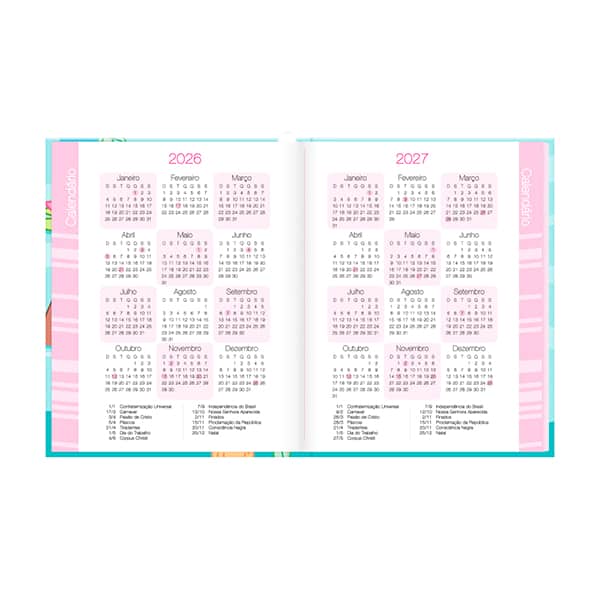 Agenda escolar permanente, Capivara, 114 folhas, 2750726, Spiral Ten - PT 1 UN Agenda escolar permanente, Capivara, 114 folhas, 2750726, Spiral Ten - PT 1 UN